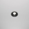 Lampa wbudowana wpuszczana w sufit LED aluminiowa czarna okrągła Zoom MAYTONI DL034-01-06W4K-B